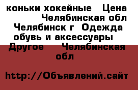 коньки хокейные › Цена ­ 2 000 - Челябинская обл., Челябинск г. Одежда, обувь и аксессуары » Другое   . Челябинская обл.